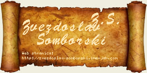 Zvezdoslav Somborski vizit kartica